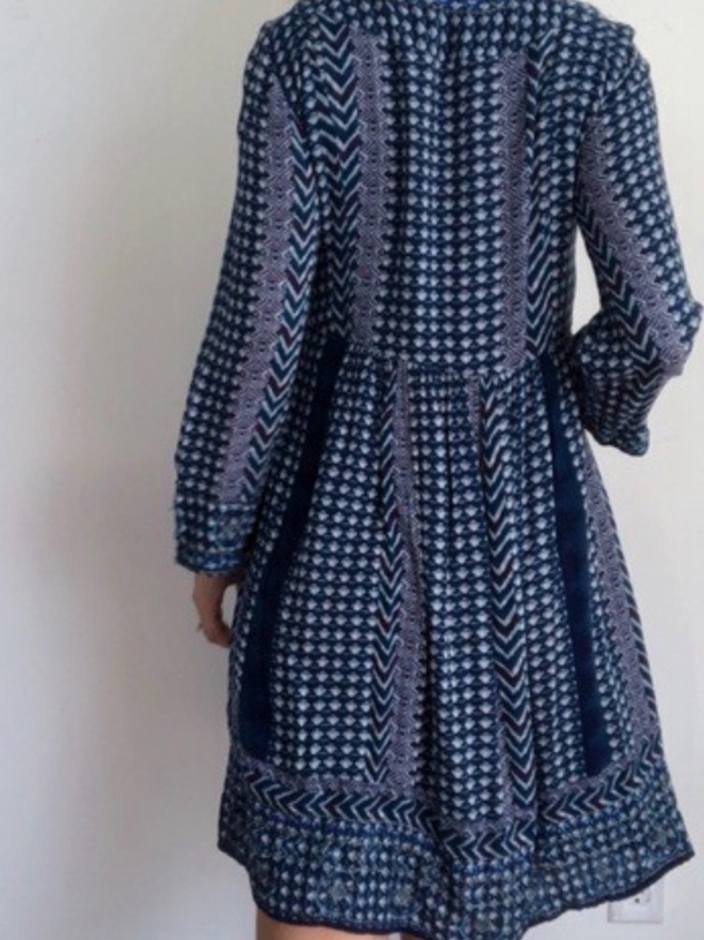 Anthropologie Akemi + Kin Embroidered Tunic Dress Size XS - New